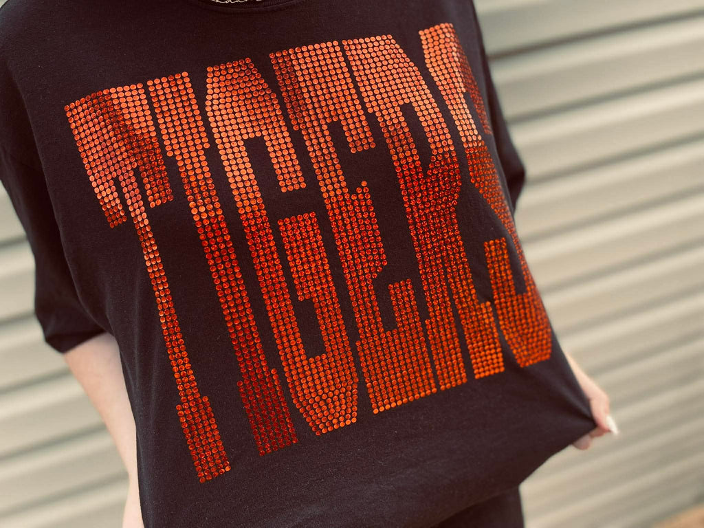 Rhinestone Tiger t-shirt