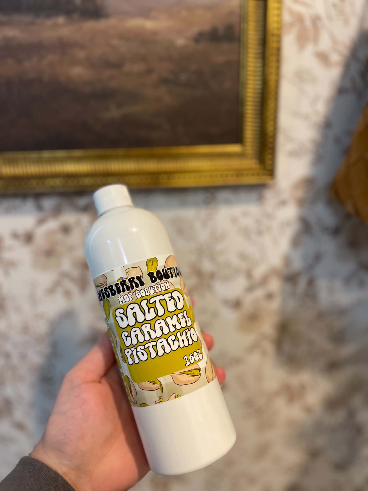 Salted Carmel Pistachio Mop Soap