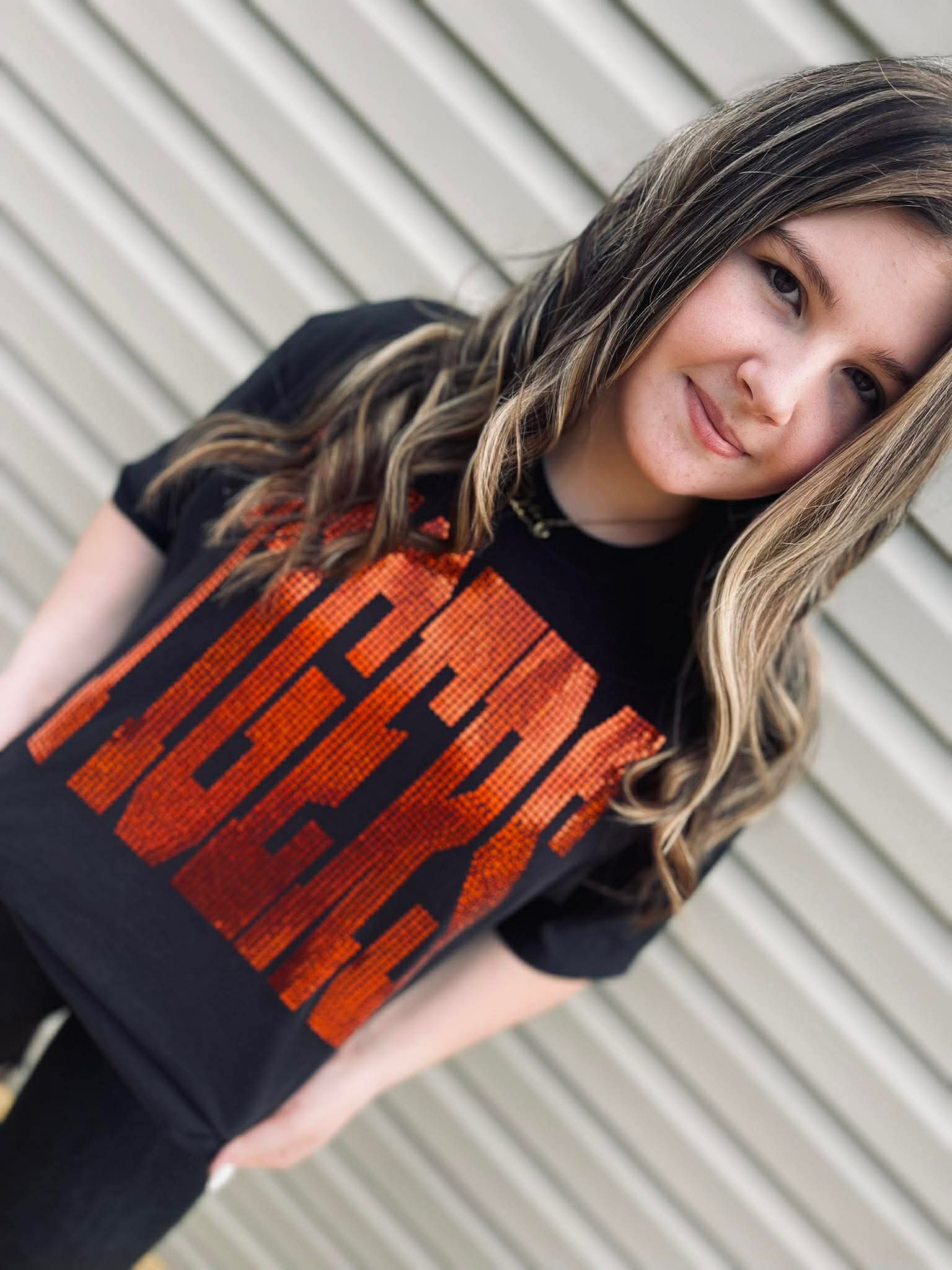 Rhinestone Tiger t-shirt
