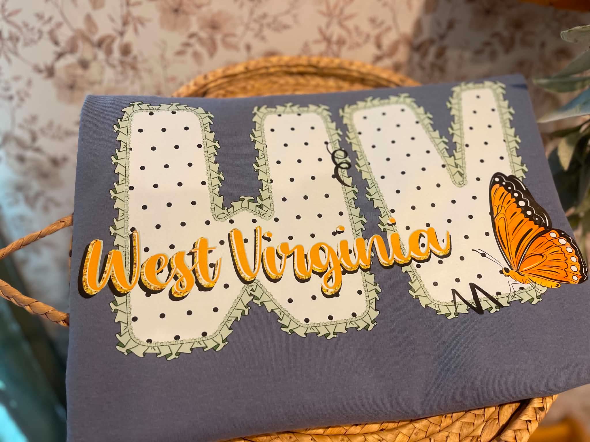 West Virginia Butterfly T-Shirt