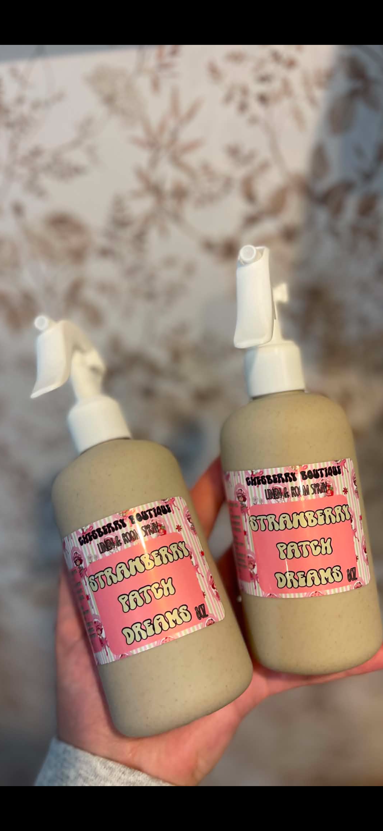 Strawberry Patch Dreams Room & Linen spray