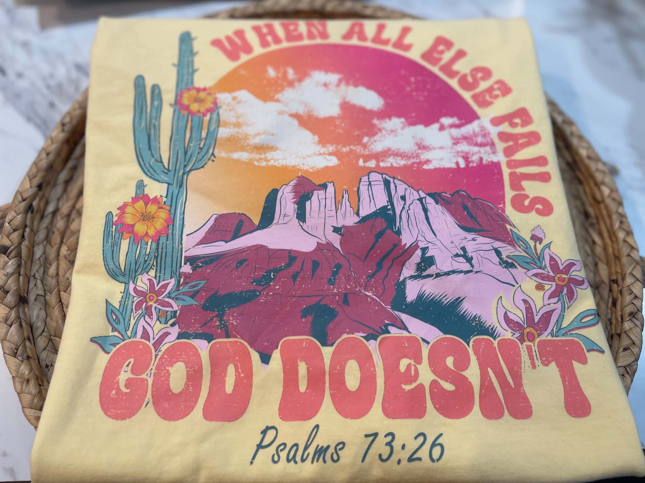 Faith Based Psalms 73:26 T-Shirt