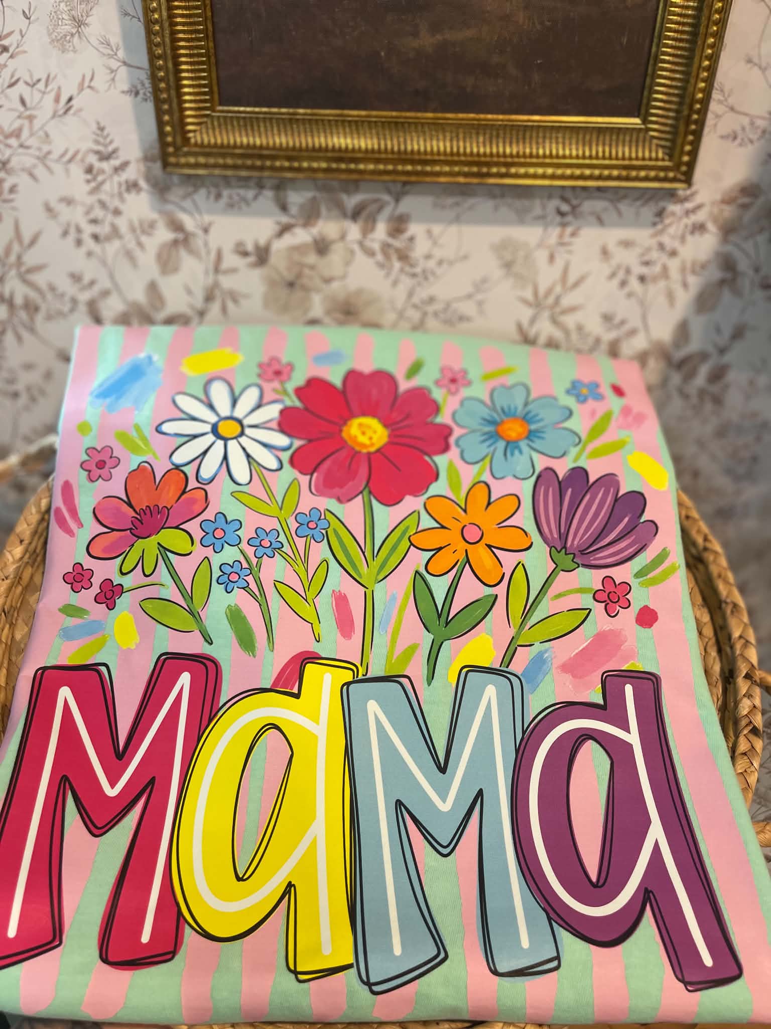 Bright Floral MAMA T-Shirt