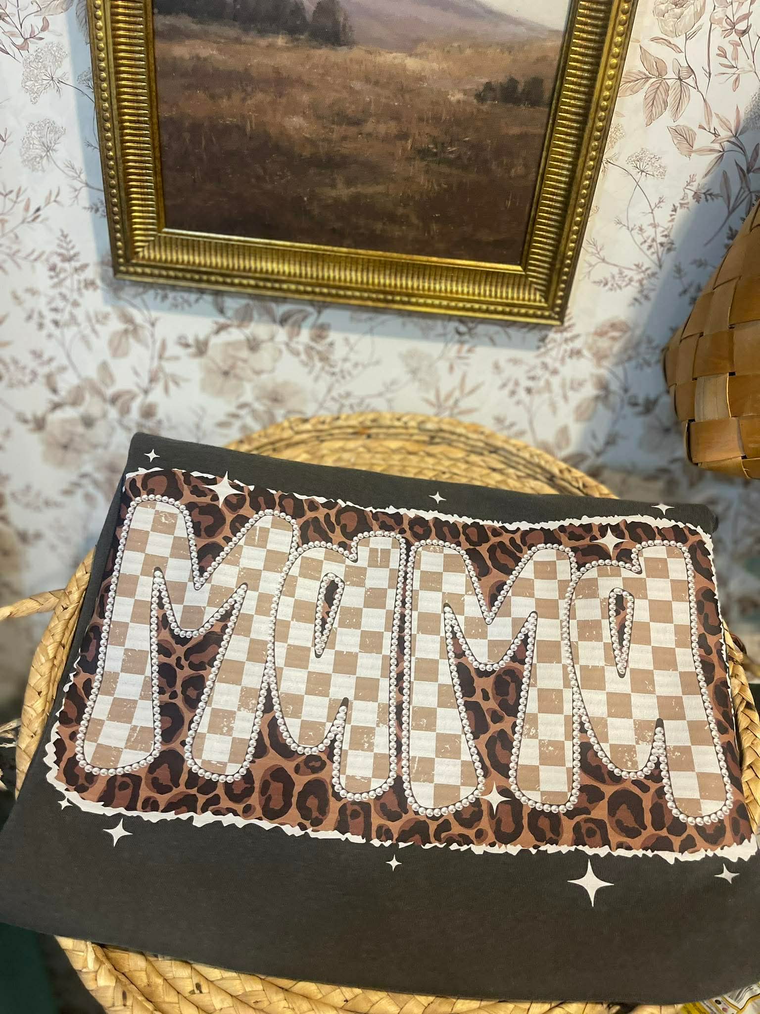 Checkered Mama Leopard Plus t-shirt