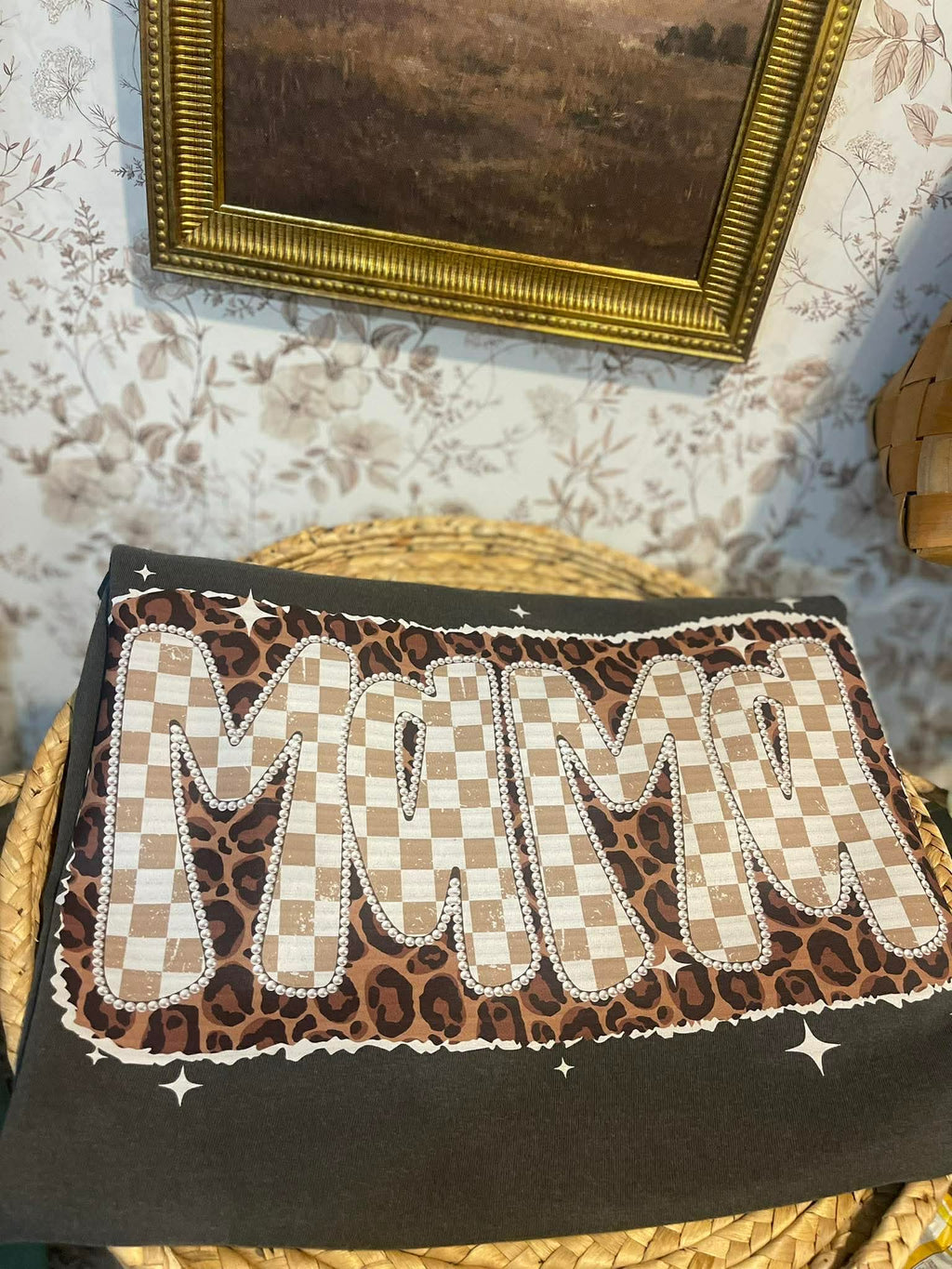Checkered Mama Leopard Plus t-shirt